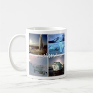 zIS002 ISLAND, kaffe Mugg