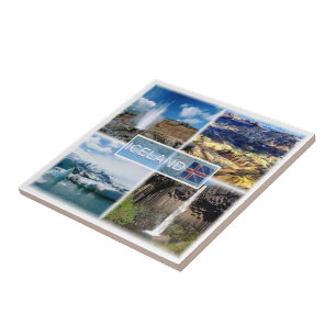 zIS004 LANDMANNALAUGAR, Island Kakelplatta