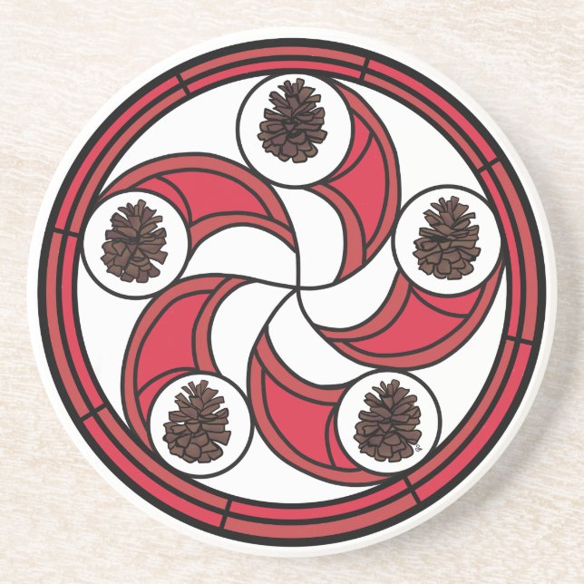 Zisa hex-tecken på en underlägg (Framsidan)