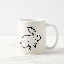 Zit&bitarsartister - Unik kaninzodiakdesign Kaffemugg