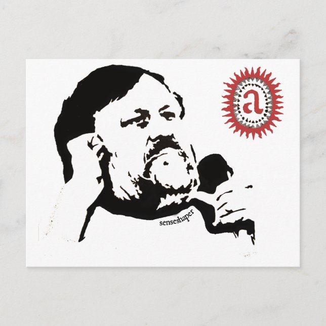 Zizek funderar på den objet-petit a: T-shirt Vykort (Framsida)