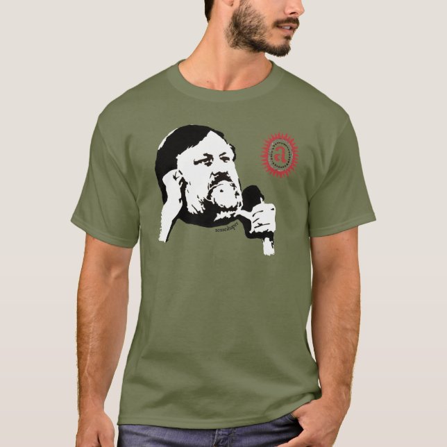 Zizek som beskådar objeten petit a: T-tröja T-shirt (Framsida)