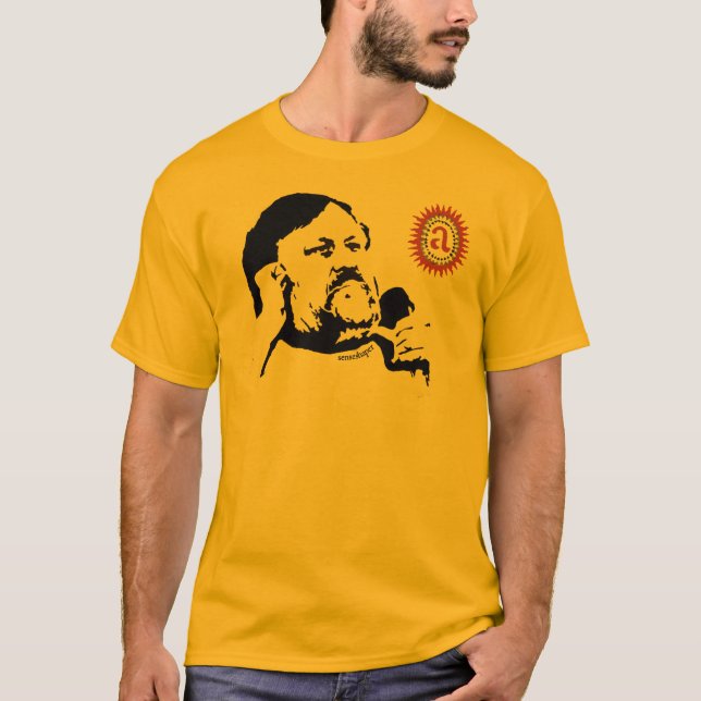 Zizek som beskådar objeten petit a: T-tröja T Shirt (Framsida)
