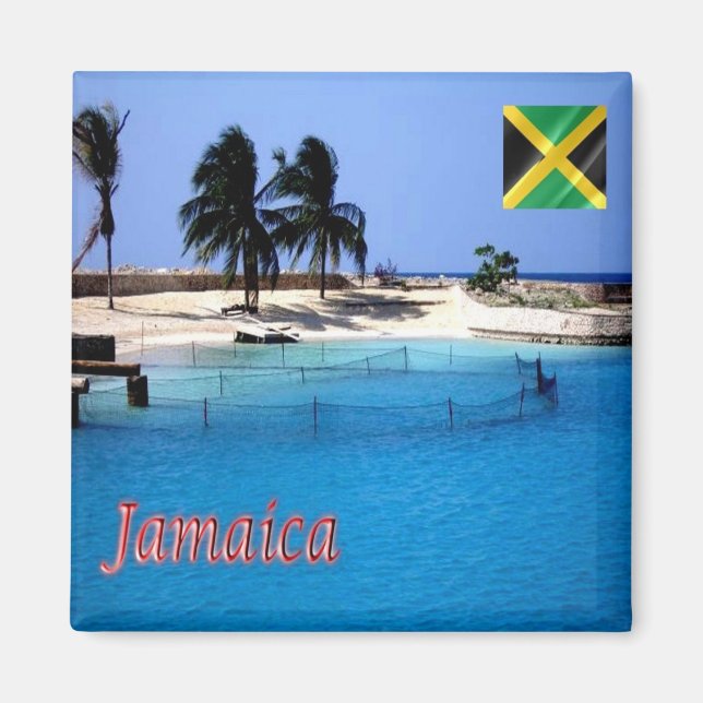 zJM006 JAMAICA, Orcadessa, James Bond Beach,Fridge Magnet (Framsidan)