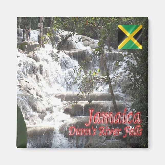 zJM007 JAMAICA,Dunns flodvallar, Amerika, Fridge Magnet (Framsidan)