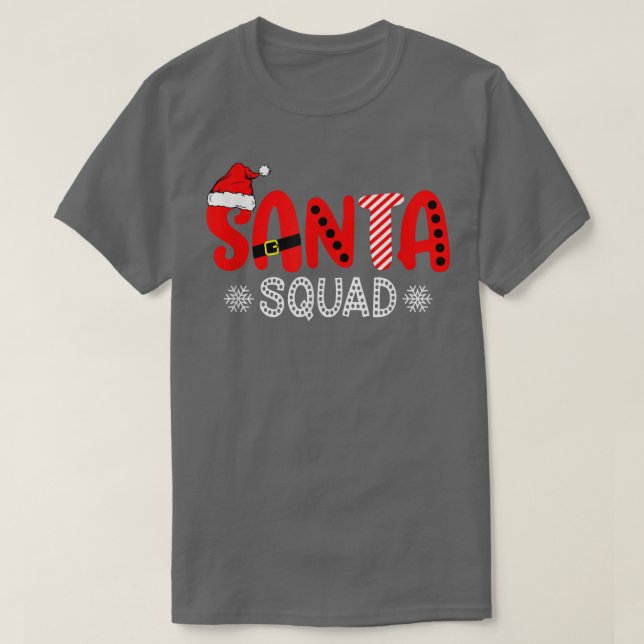 Zjn8 Play Santa Squad God jul jul Vibes T Shirt (Design framsida)