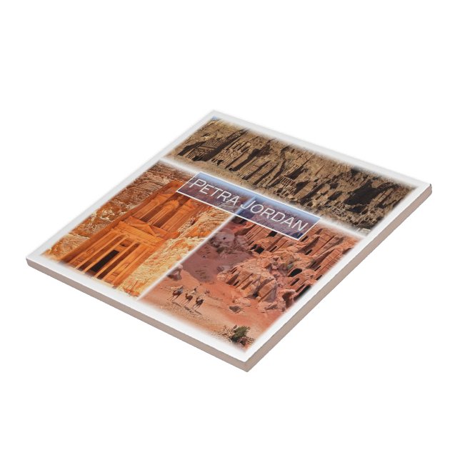 zJO003 PETRA, Jordan, Asien, Kakelplatta (Sidan)