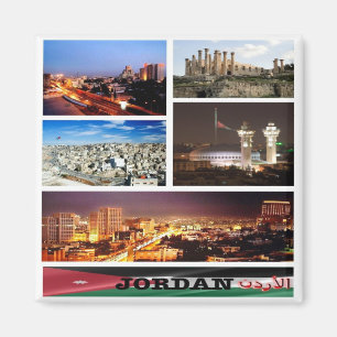 zJO006 JORDAN, Asien, Fridge Magnet