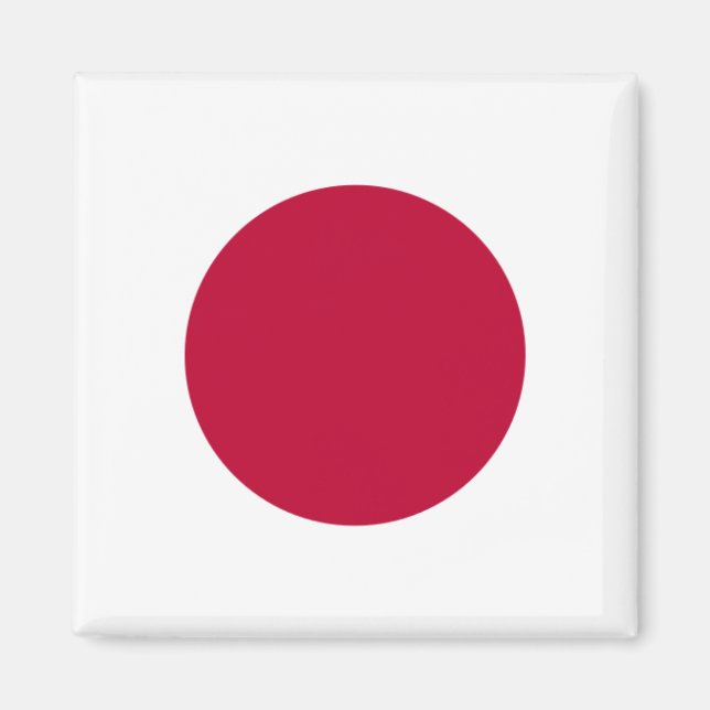 zJP001 japanska FLAGGA Japan, kylskåp Magnet (Framsidan)