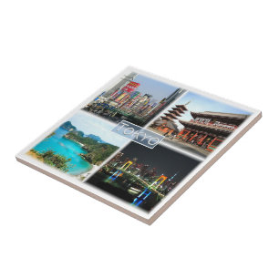 zJP005 TOKYO Japan, Asien Kakelplatta