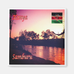 zKE022 SAMBURU, KENYA, Afrika, Fridge Magnet