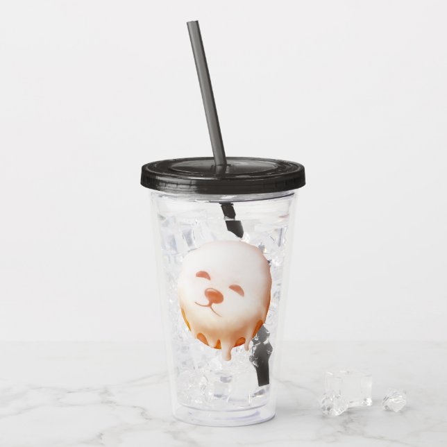 ZKOZKOHI Zazzle Data: Glad Valp Munk (utstansad) Take Away Mugg (Framsida Ice)