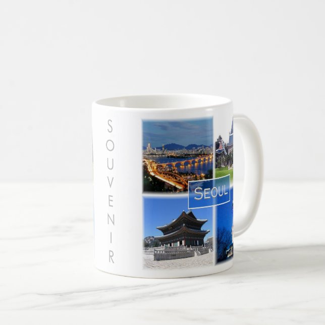 zKR003 SEOUL, Sydkorea ROK, Asien, Kaffemugg (Framsida höger)