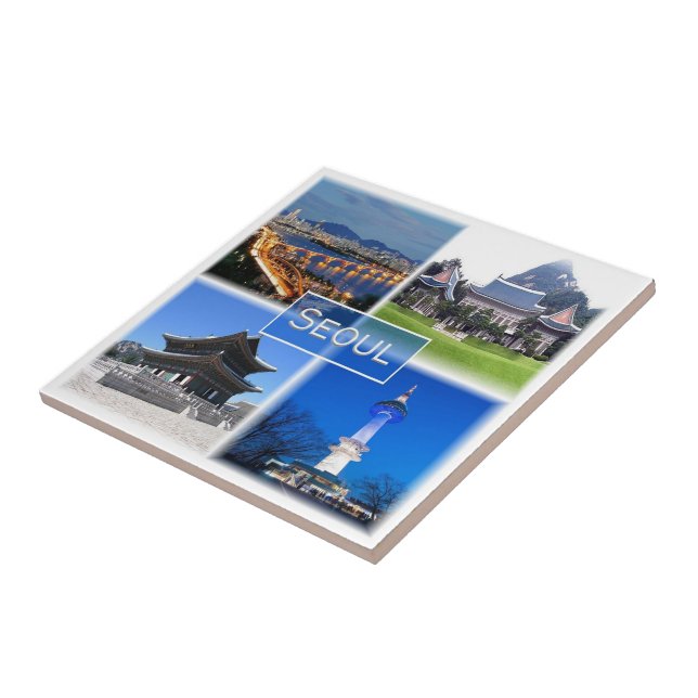 zKR003 SEOUL, Sydkorea ROK, Asien, Kakelplatta (Sidan)