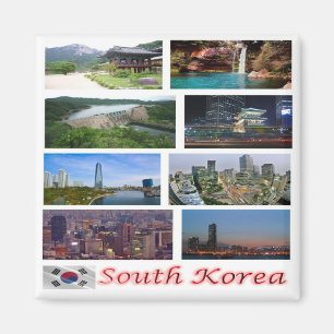 zKR004 SYDKOREA, Asien, Fridge Magnet