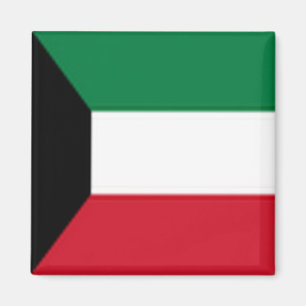 zKW001 Kuwaiti FLAGGA Kuwait, Fridge Magnet