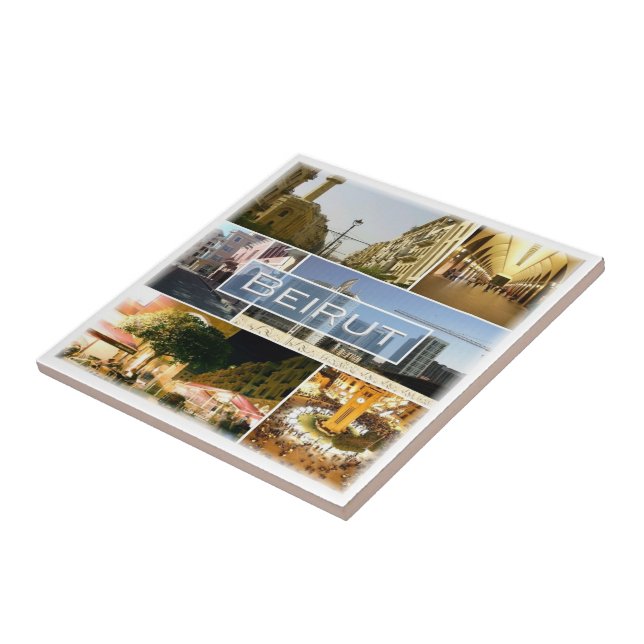 zLB003 BEIRUT, Libanon, Asien. Kakelplatta (Sidan)