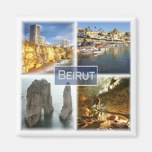 zLB004 BEIRUT, Libanon, Asien, Fridge Magnet