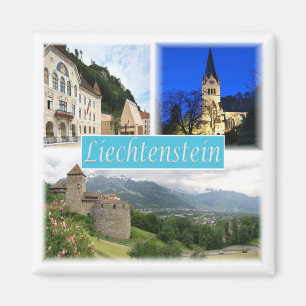 zLI003 VADUZ Liechtenstein - Fridge Magnet