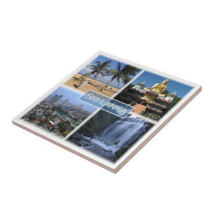 zLK004 SRI LANKA mosaic, Asien, Kakelplatta