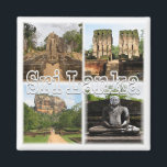 zLK006 SRI LANKA-kollage, Asien, Fridge Magnet<br><div class="desc">Här hittar du semesterens souvenir. Denna kategori innehåller kylmagneter från många platser i Sri Lanka. (zLK006 SRI LANKA-kollage, Asien, kylmagnet). Fantastiska vänner och släktingar med de unika souvenirerna från ditt underbara resa. Prova oss. #LeoPepeDesign - avukana buddha statue, sigiriya, polonnaruwa royal palace, en buddhistisk staty, demokratisk socialistisk sri lanka, leopepedesign,...</div>