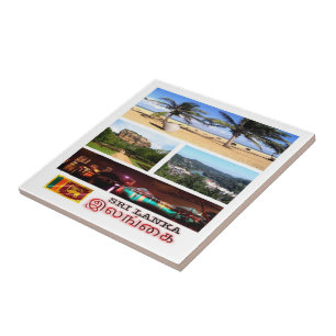 zLK009 SRI LANKA potpourri, Asien, Kakelplatta