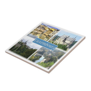 zLU003 LUXEMBURG, Europa Kakelplatta