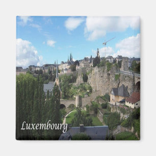 zLU005 LUXEMBURG, Fridge Magnet