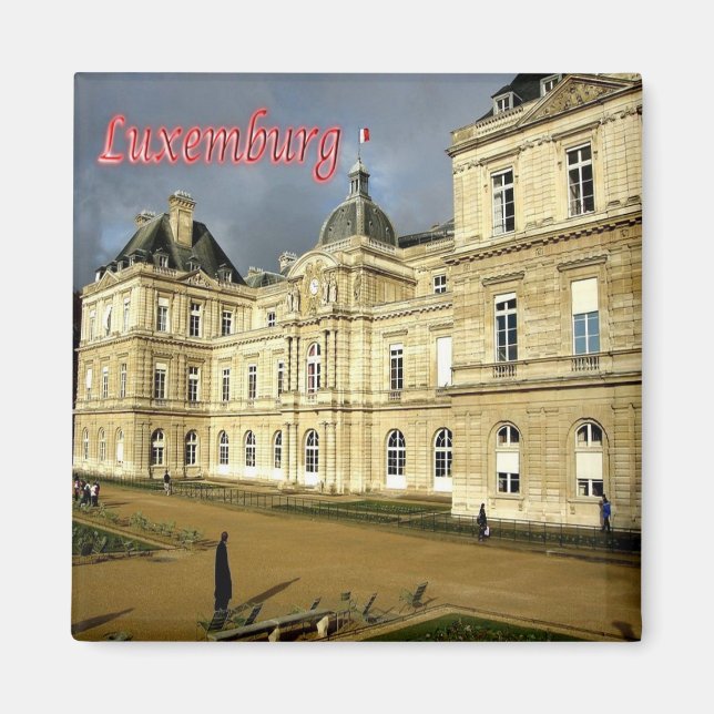 zLU006 PALACE, Luxemburg, Fridge Magnet (Framsidan)
