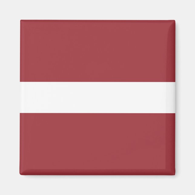 zLV001 LATVIA FLAGGA, kylskåp Magnet (Framsidan)