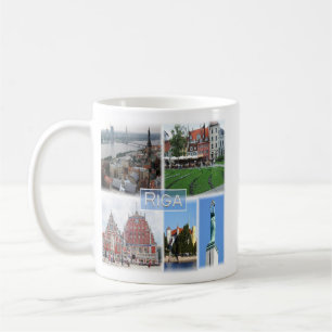 ZLV003 RIGA, Latvijas, Republika Lettland. Kaffemugg