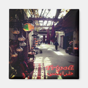 zLY019 TRIPOLI, Old City, Libyen, Afrika, Fridge Magnet