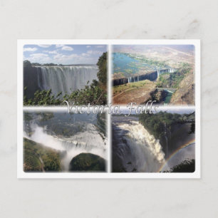 ZM Zambia - Zimbabwe - Victoria Falls - Vykort
