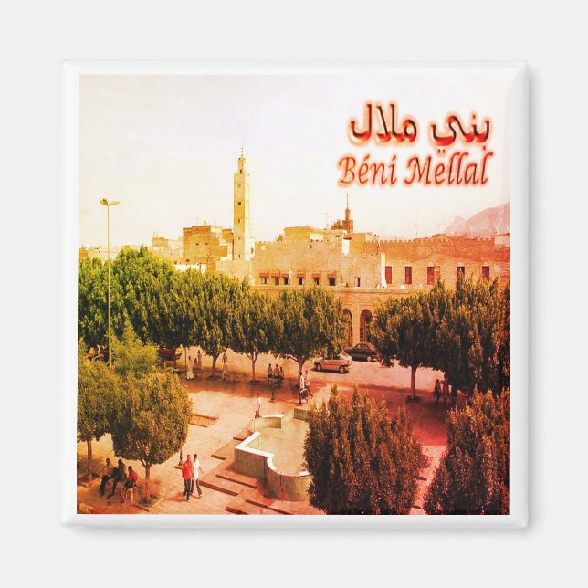 zMA003 MOROCCO, Beni Mellal, Afrika, Fridge Magnet (Framsidan)