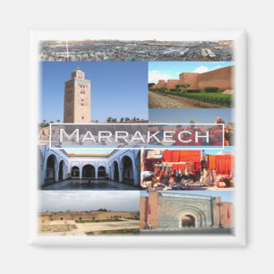 zMA015 MARRAKECH, Marocko, Afrika, Fridge Magnet