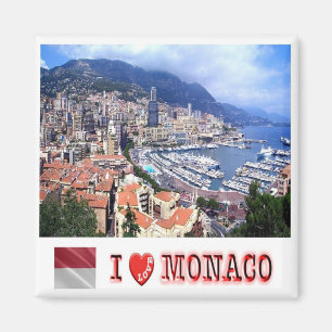 zMC007 PRINCIPEN MONACO, I Kärlek, Fridge Magnet