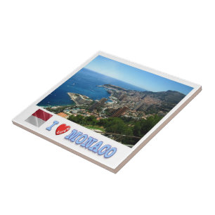 zMC008 PRINCIPALITY OF MONACO, I Kärlek, Kakelplatta