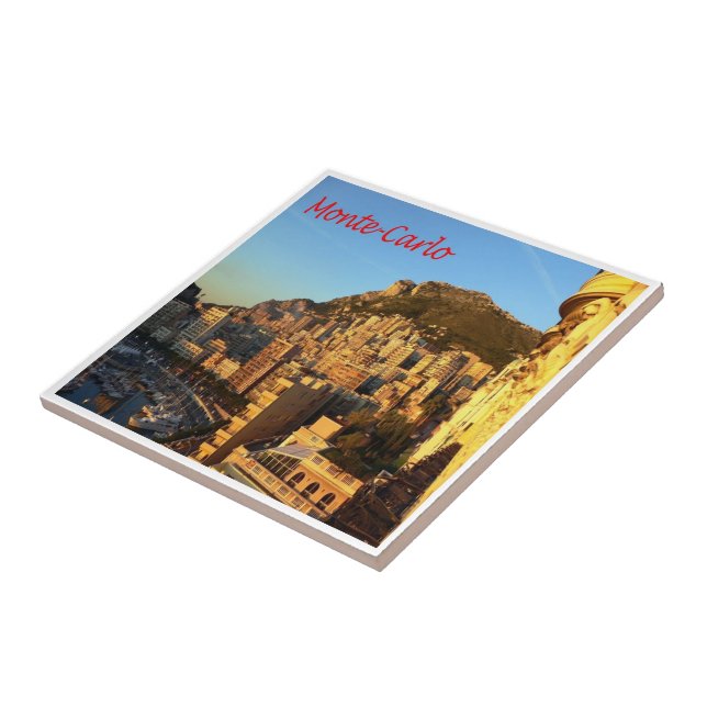 zMC016 MONTE CARLO, Monaco Kakelplatta (Sidan)