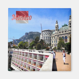 zMC026 MONACO, Europa, Frankrike Magnet