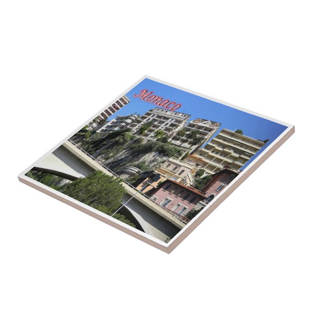 zMC027 MONACO, Europa Kakelplatta (Sidan)