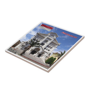 ZMC038 MONACO, Cathedral Notre-Dame-Immacu Kakelplatta