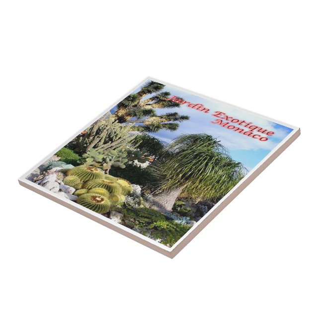 zMC047 EXOTIC GARDEN, Monaco Kakelplatta (Sidan)