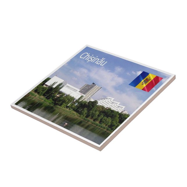 zMD007 CHISINAU, Moldavien, Europa Kakelplatta (Sidan)