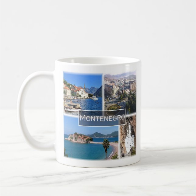 zME003 MONTENEGRO, Europa Kaffemugg (Vänster)