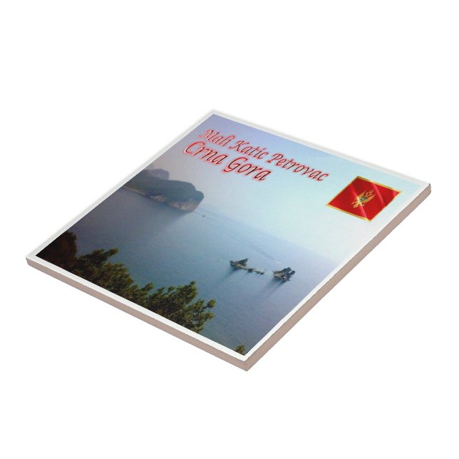 zME015 MALI KATIC PETROVAC, Montenegro Kakelplatta (Sidan)