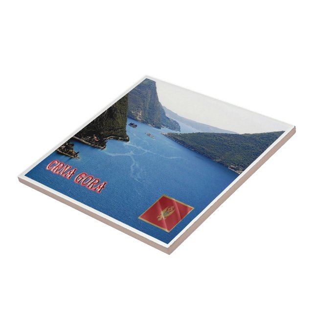 zME018 BUKT I KOTOR, Montenegro, Kakelplatta (Sidan)