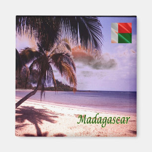zMG007 MADAGASCAR, Beach, Afrika, Fridge Magnet