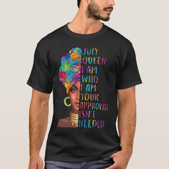 ZmJ4 Juldrottning födelsedag Ditt godkännande behö T Shirt (Framsida)