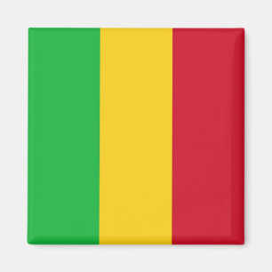zML001 MALI, Flagga, Afrika, Fridge Magnet