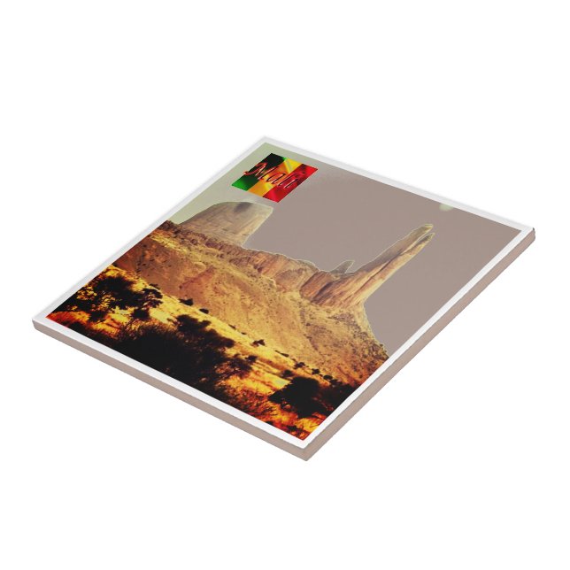 zML008 MALI, Handen av Fatima, Afrika, Kakelplatta (Sidan)